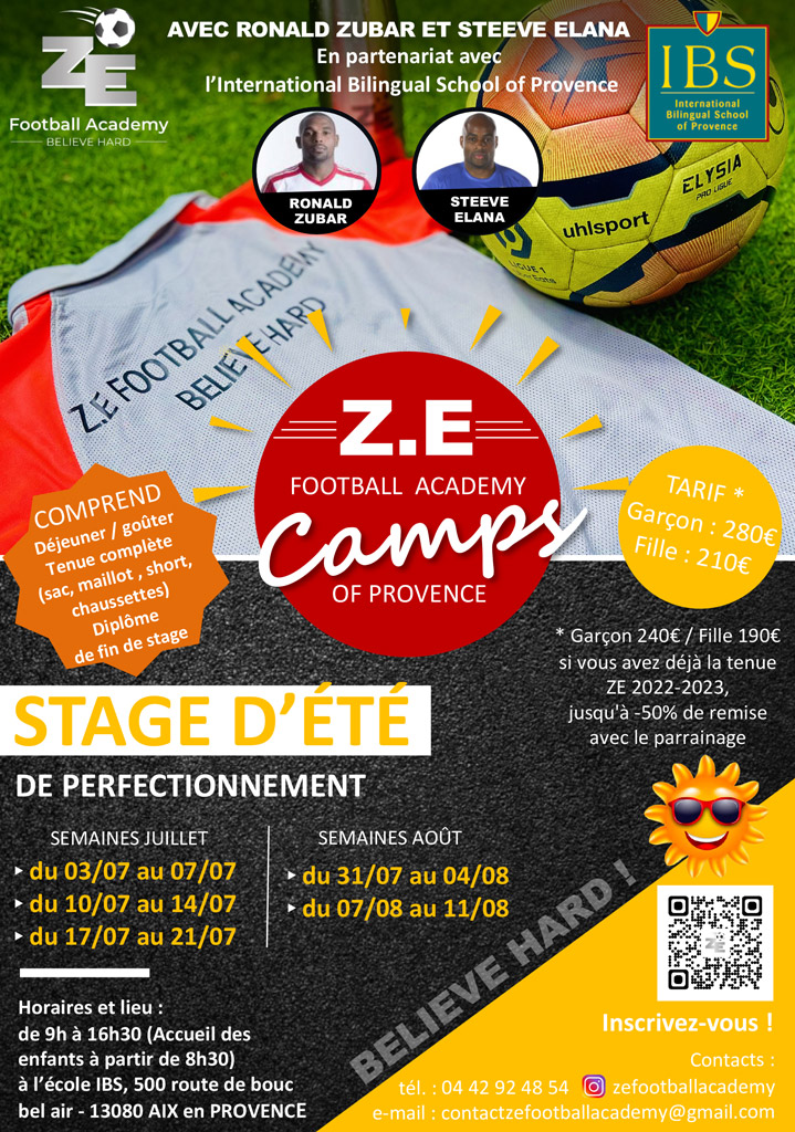 Stage été 2023 ZE Football Academy